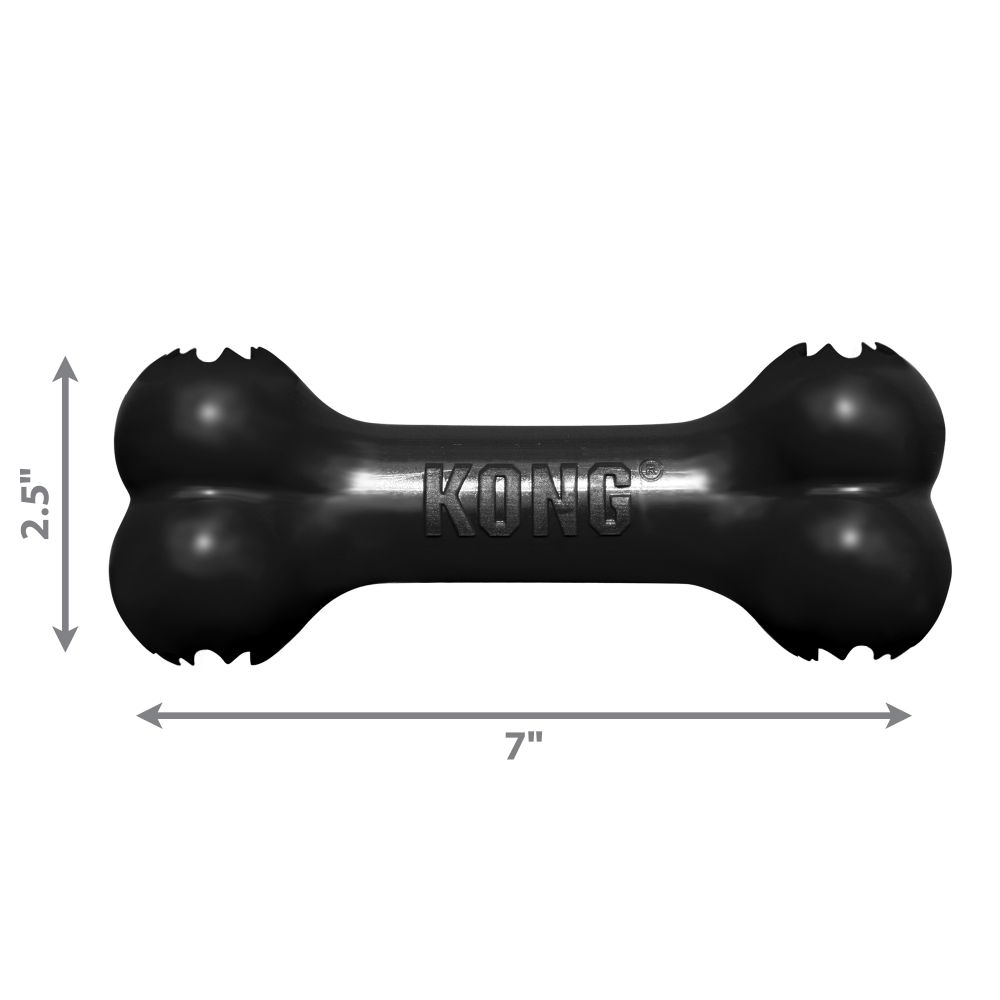 Kong Extreme Goodie Bone Toy for Dogs (Black)