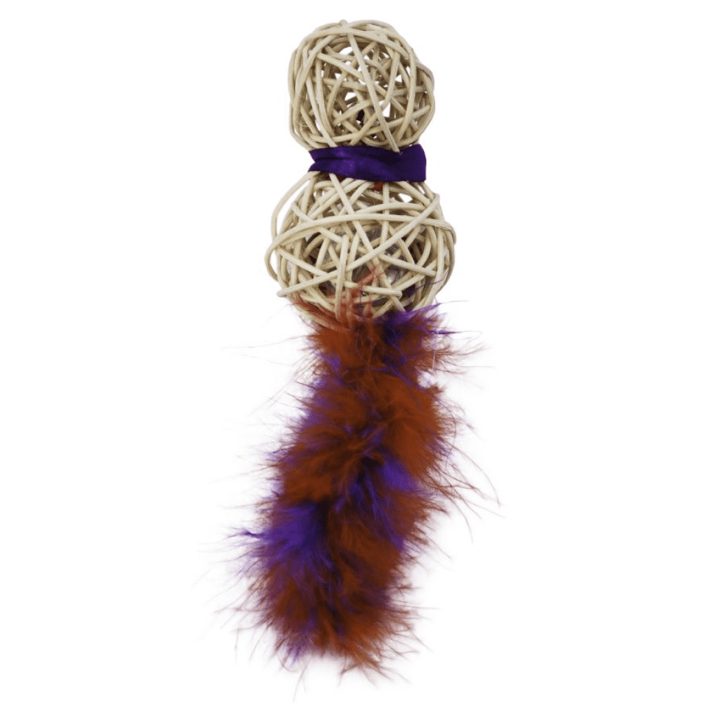Kong Wubba Wicker Toy for Cats
