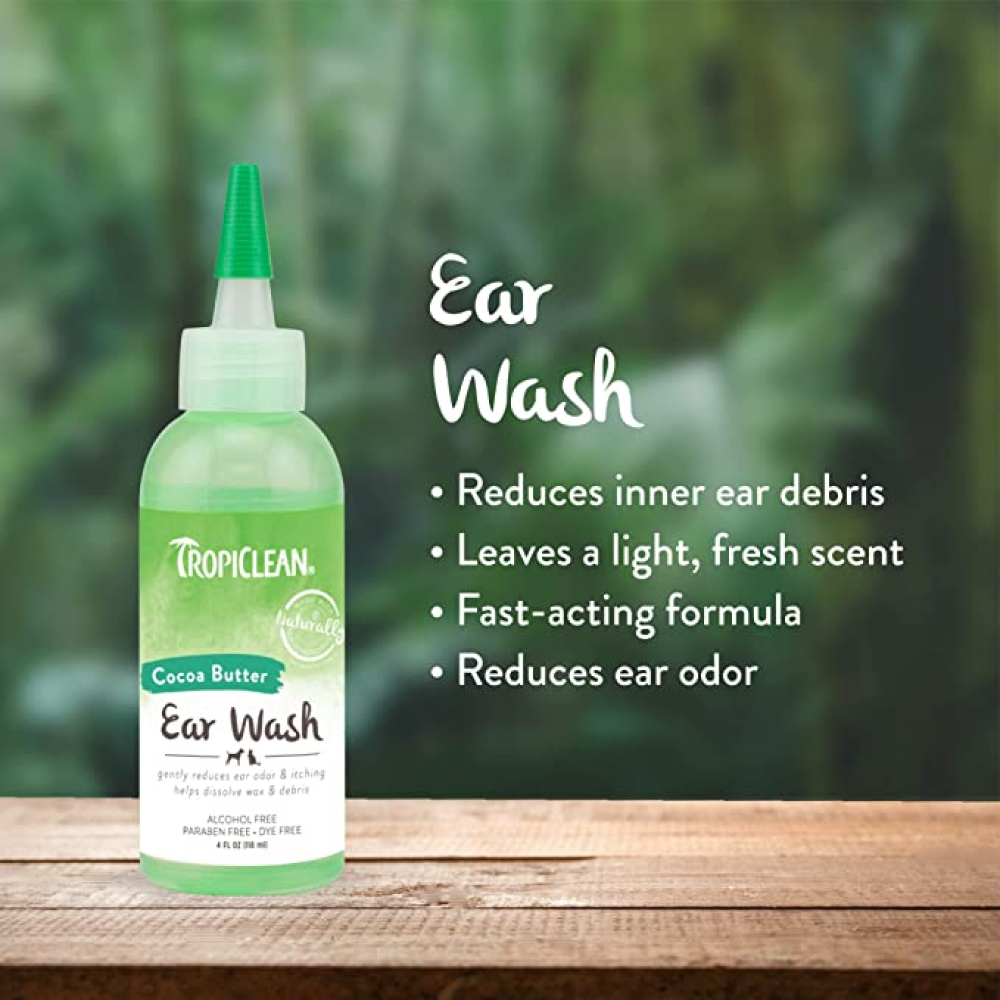 Tropiclean Alcohol-Free Ear Wash for Pets