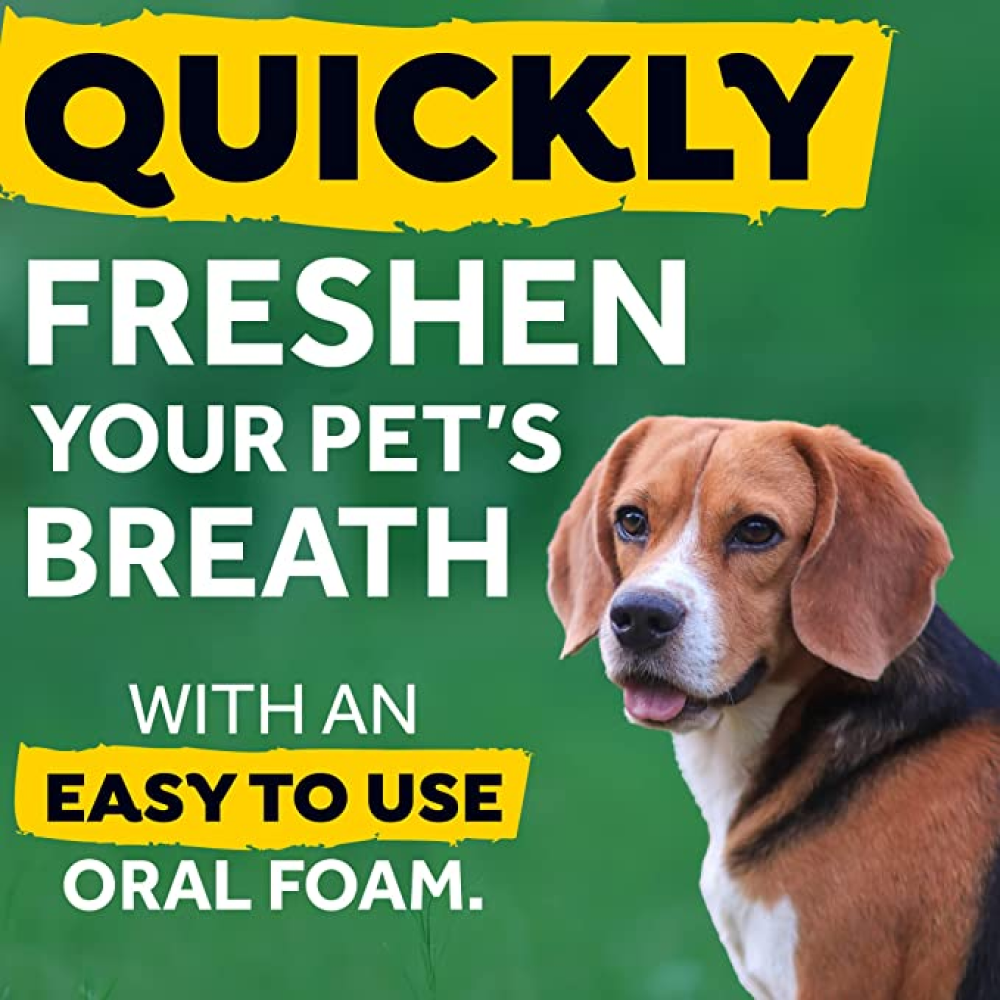 Tropiclean Fresh Breath Oral Care Foam For Dogs