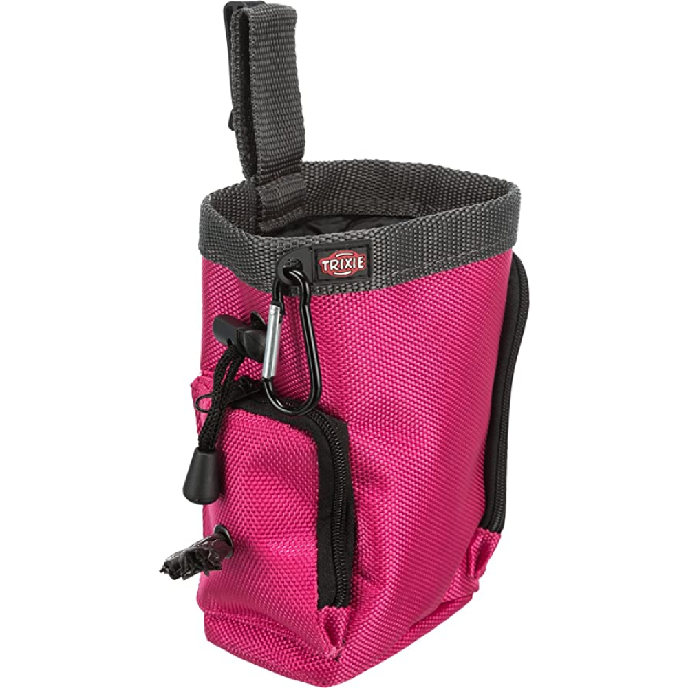 Trixie Baggy 2 in1 Snack Bag for Dogs and Cats (Pink)