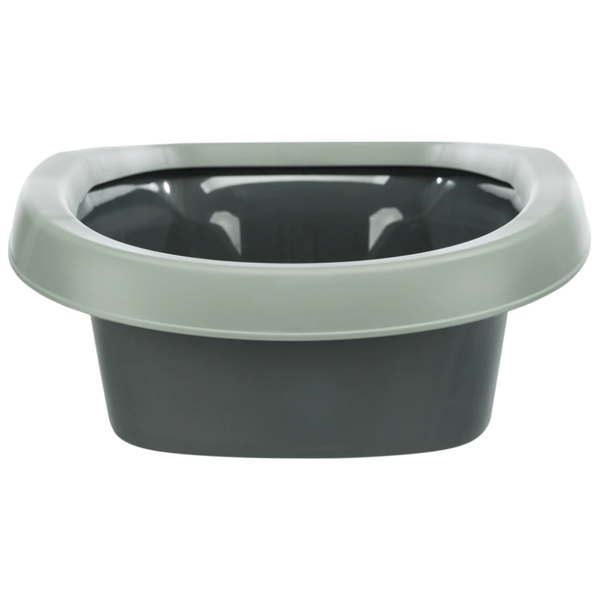 Trixie Be Eco Carlo Litter Tray with Rim for Cats (Grey Green/Anthracite)
