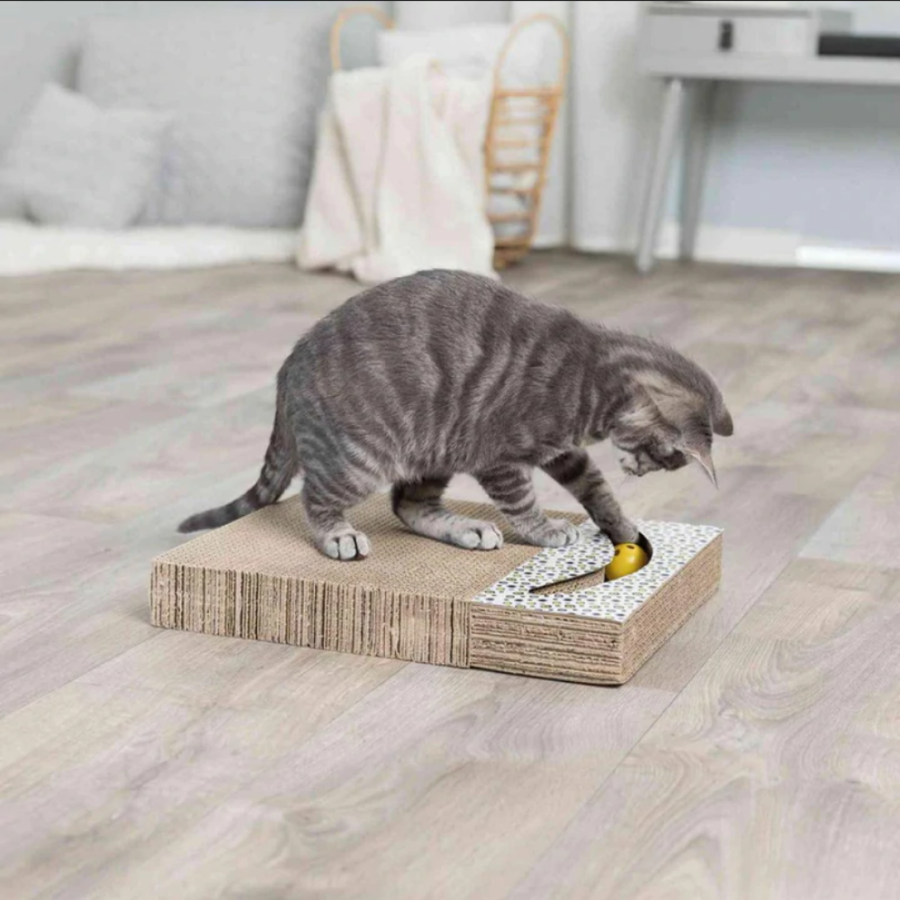 Trixie Cardboard Scratch Board for Cats (White)