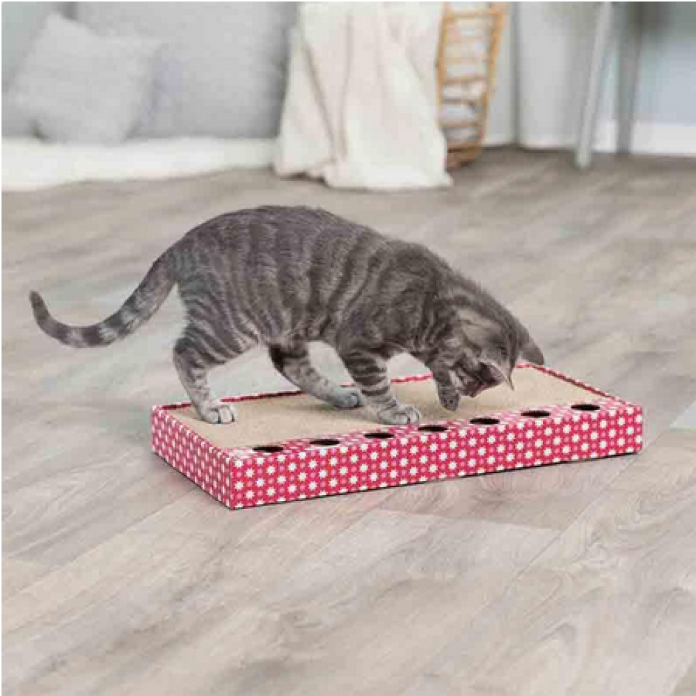 Trixie Cardboard Scratch Board for Cats (Pink)