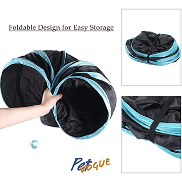 Pet Vogue Tunnel Toy for Cats (Dark Blue)