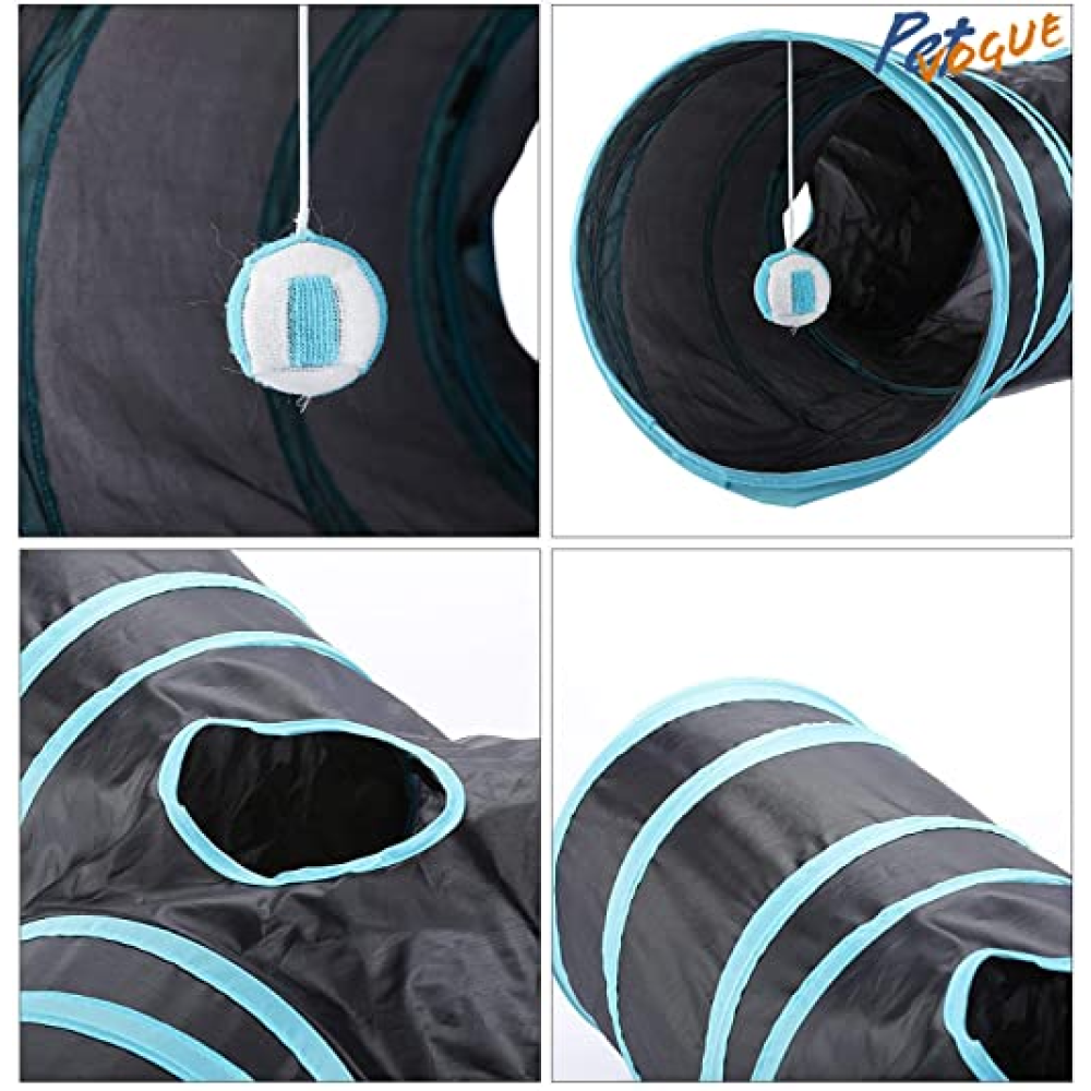 Pet Vogue Tunnel Toy for Cats (Dark Blue) Cats-Toys Pet Vogue