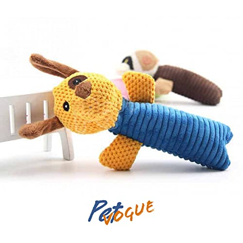 Pet Vogue Dog Shaped Plush Toy for Dogs