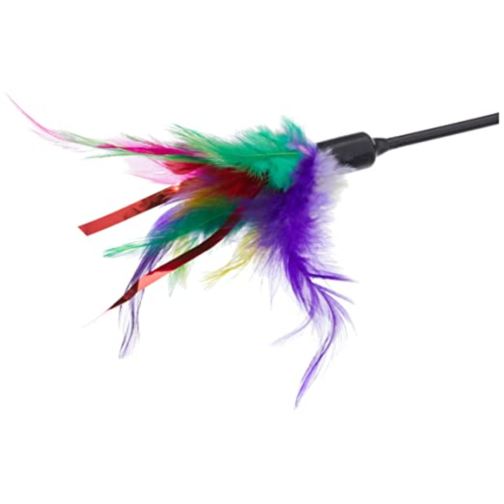 Trixie Playing Rod with Feathers Toy for Cats