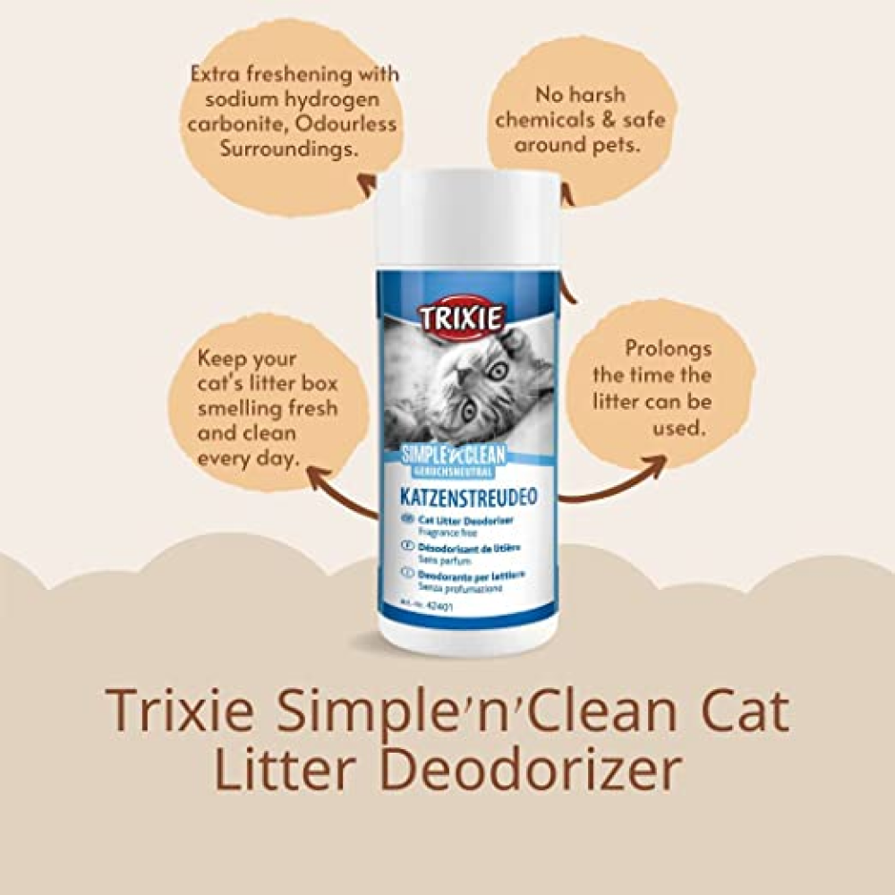 Trixie Simple N Clean Odourless Litter Deodorizer for Cats