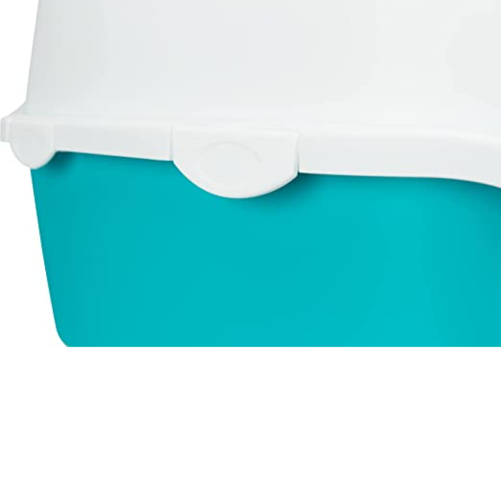 Trixie Vico Cat Litter Tray with Dome for Cats (Turquoise) Litter Supplies Trixie