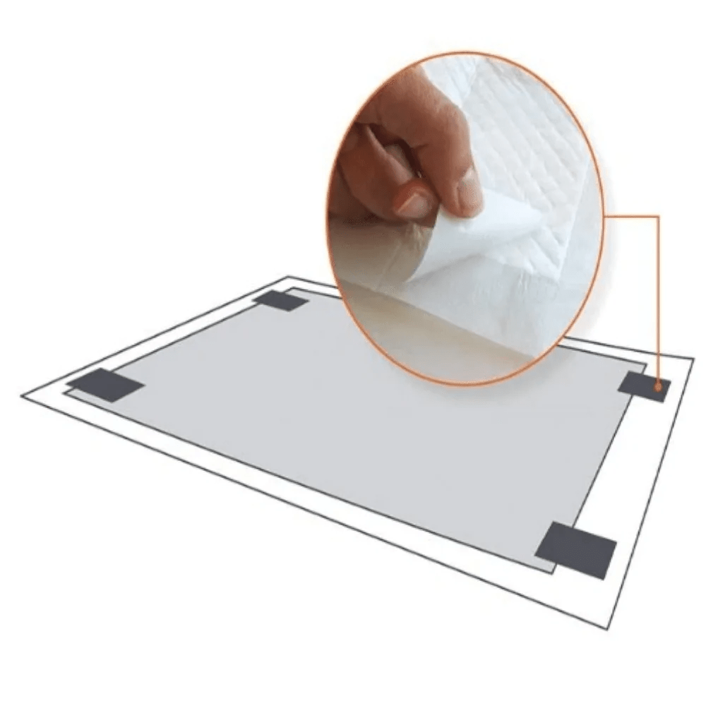 M Pets Easy Fix Puppy Training Pads With Stickers for Dogs (90x60cm) Dogs-Health & Wellness M Pets