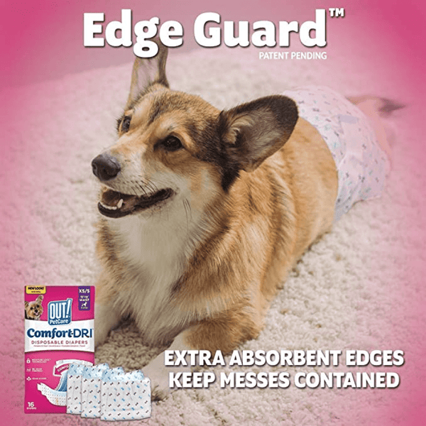 OUT! Disposable Female Diapers for Dogs (46x63cm)
