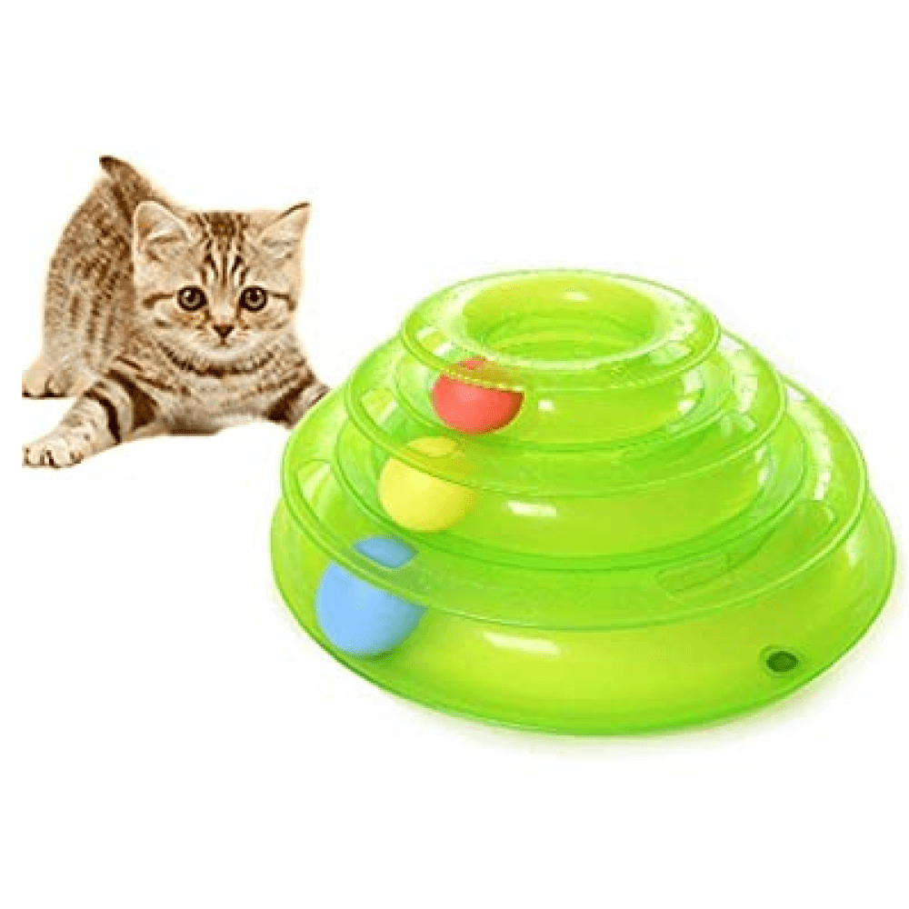 Emily Pets Interactive Tower of Tracks for Cats (Green)