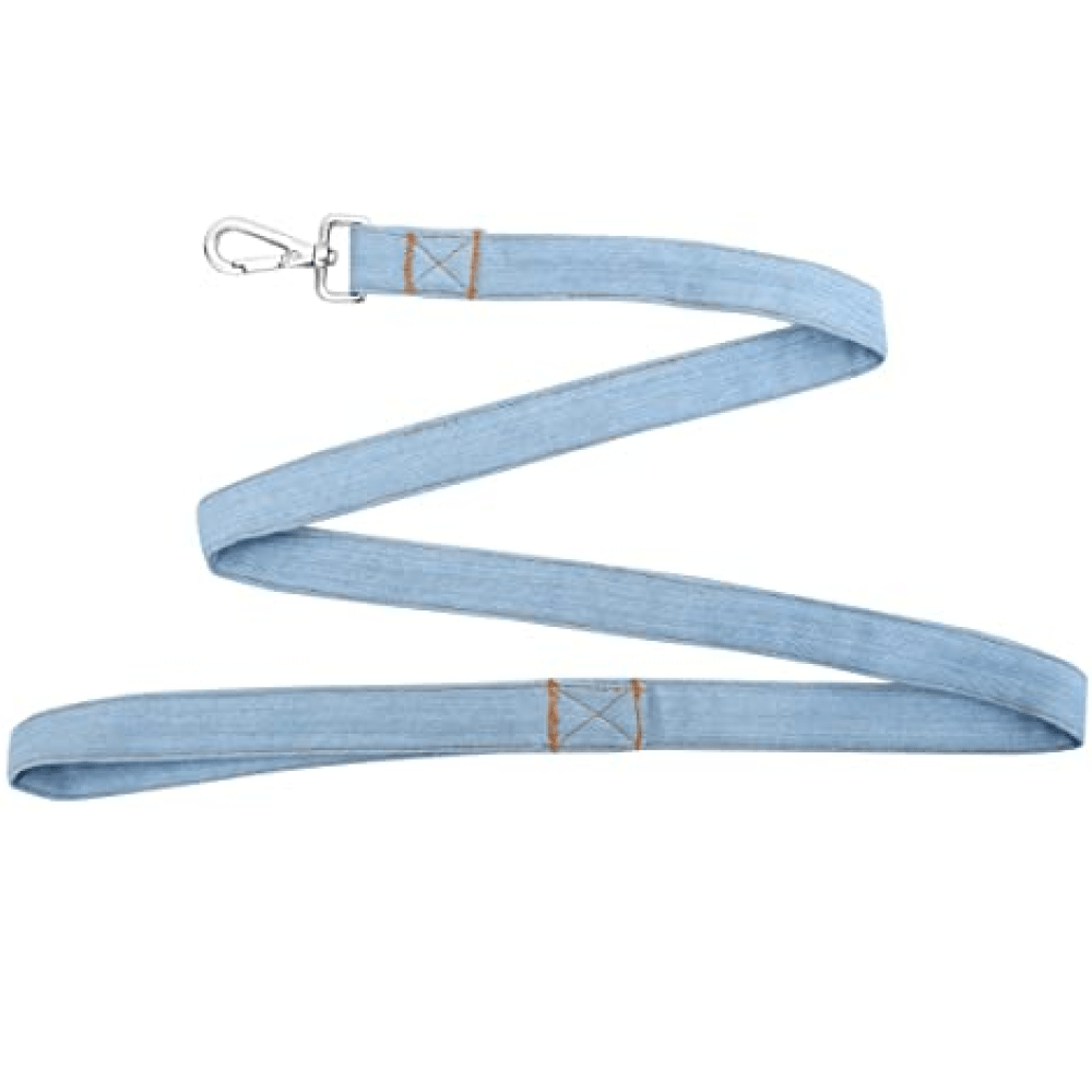 Mutt of Course Denim Leash for Dogs (Light Blue)