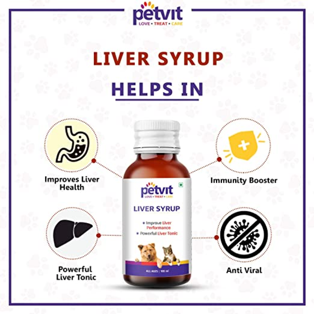 Petvit Liver Syrup for Dogs and Cats