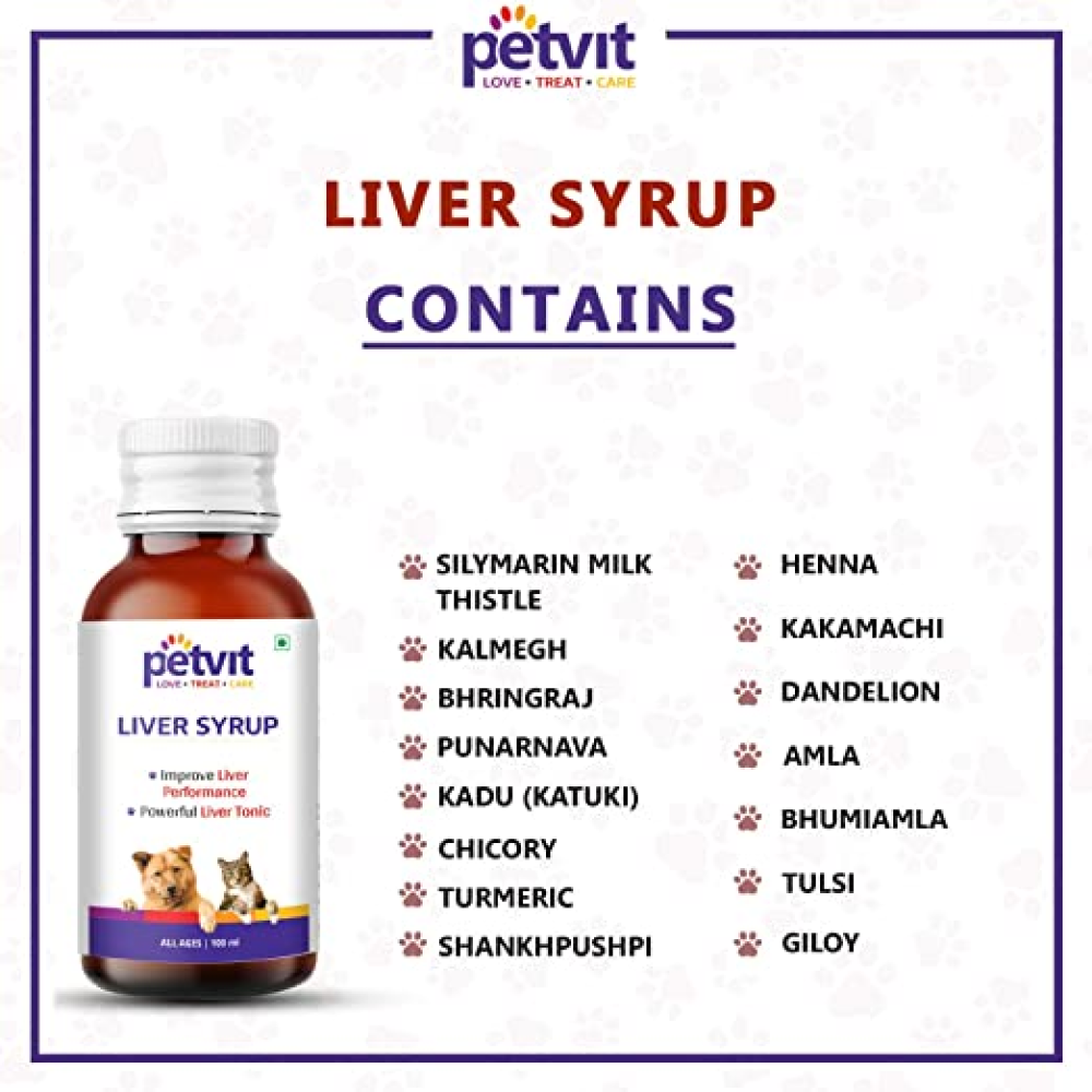 Petvit Liver Syrup for Dogs and Cats