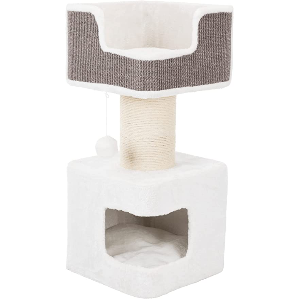 Trixie Ava Scratching Post for Cats (White/Grey) Cats-Toys Trixie Dropship 86cm