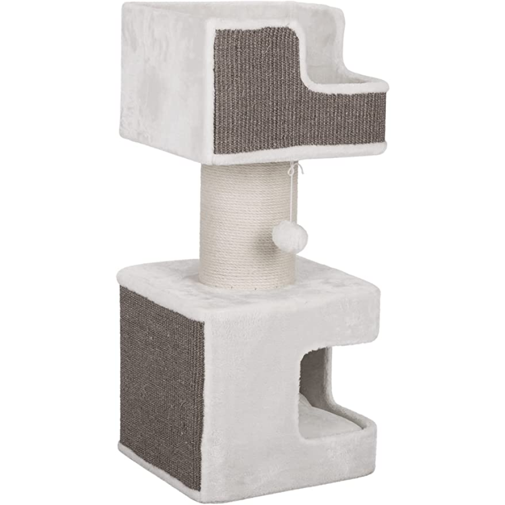 Trixie Ava Scratching Post for Cats (White/Grey) Cats-Toys Trixie Dropship