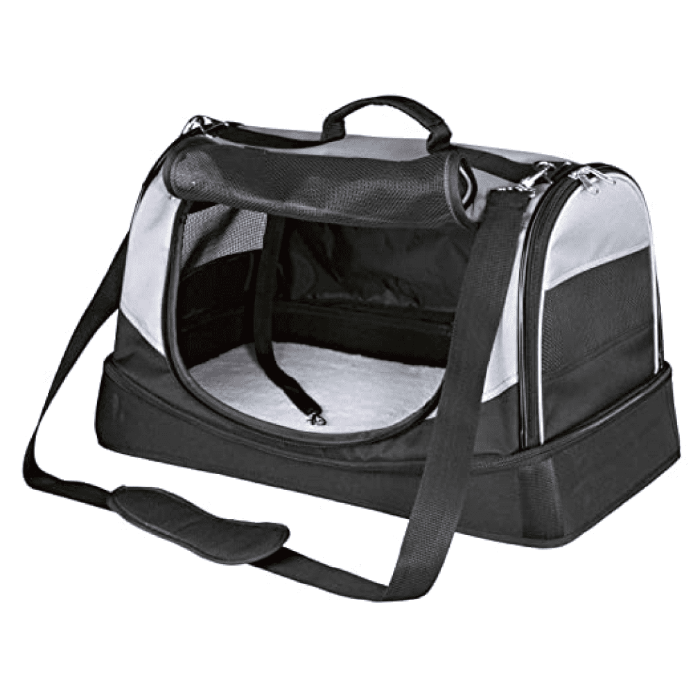 Trixie Holly Carrier for Dogs (Black & Grey) Dogs-Bedding, Mats & Travel Supplies Trixie Dropship
