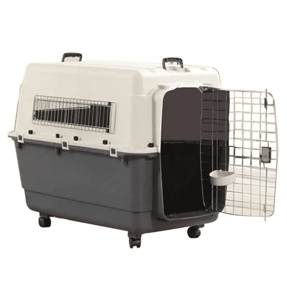 Savic Andes 5 AKASA Approved Carrier for Dogs and Cats (Ivory) Both-Bedding, Mats & Travel Supplies Savic 32x22x23in