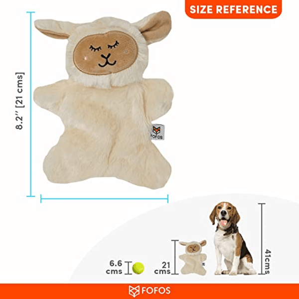Barkbutler x Fofos Glove Plush Sheep Toy for Cats