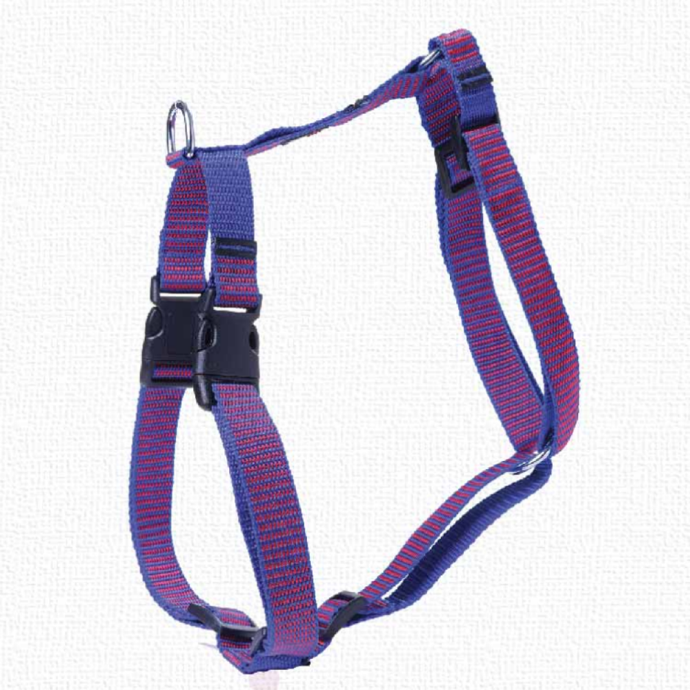 PetsPot Criss Cross H Harness for Dogs (Maroon)