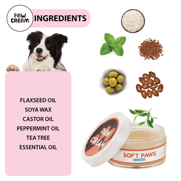 Papa Pawsome Soft Paws 100% Natural Paw Cream for Dogs