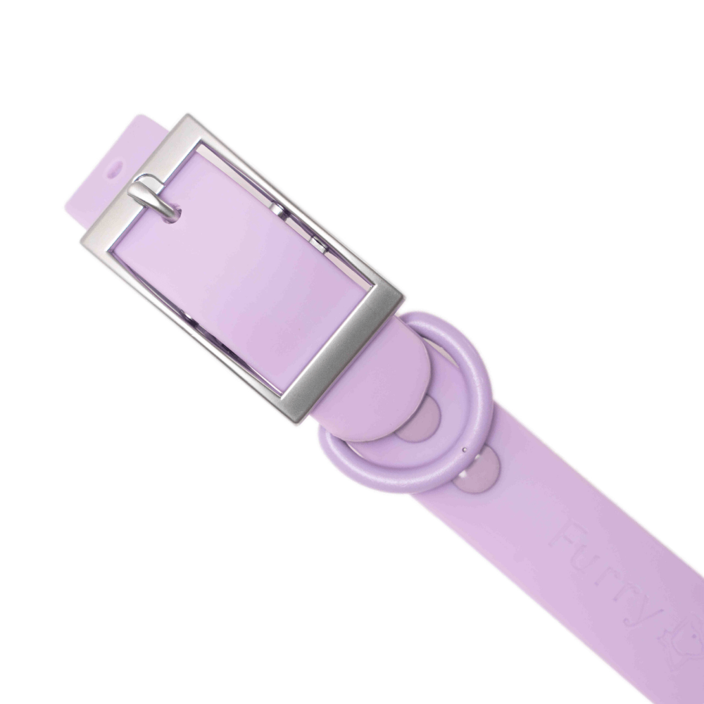 Furry & Co Weatherproof Collar for Dogs (Lilac)