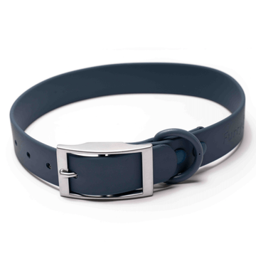 Furry & Co Weatherproof Collar for Dogs (Indigo Blue)