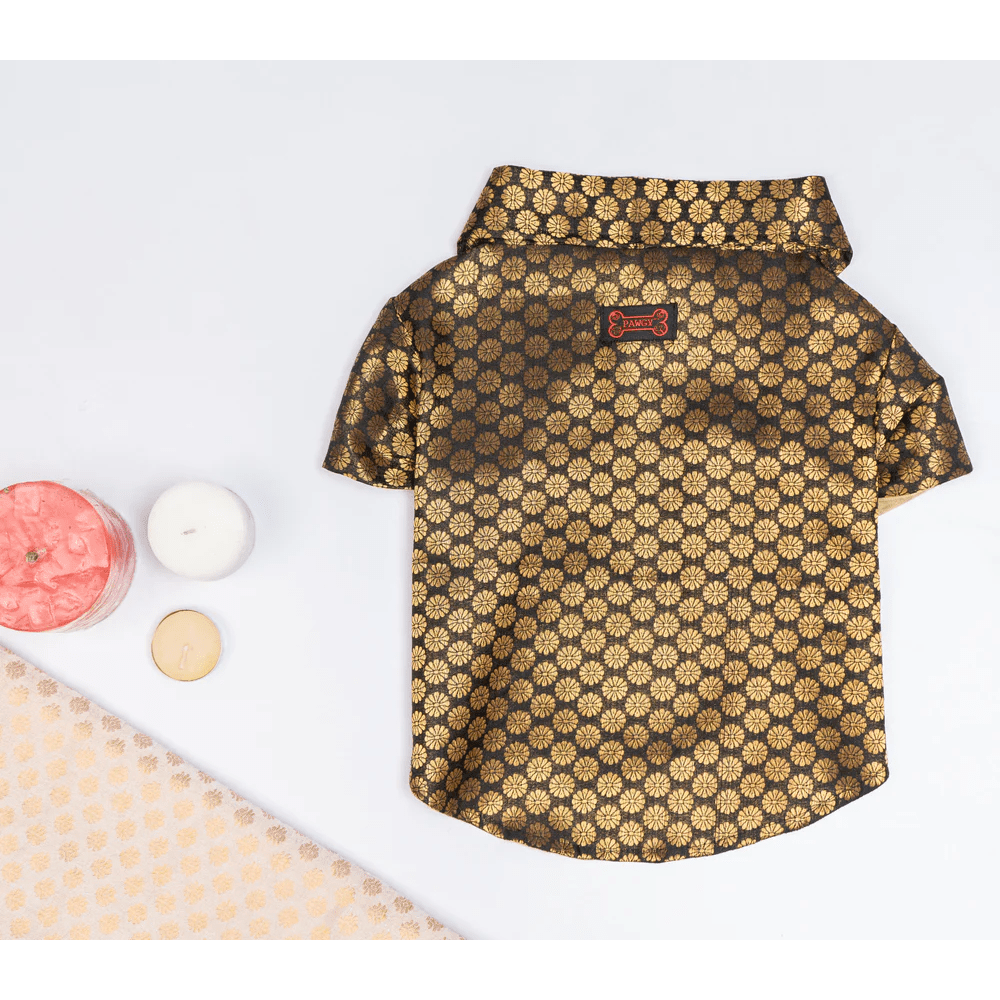 Pawgypets Occasion Wear Shirt for Dogs and Cats (Black) Both-Clothing & Accessories Pawgypets Dropship