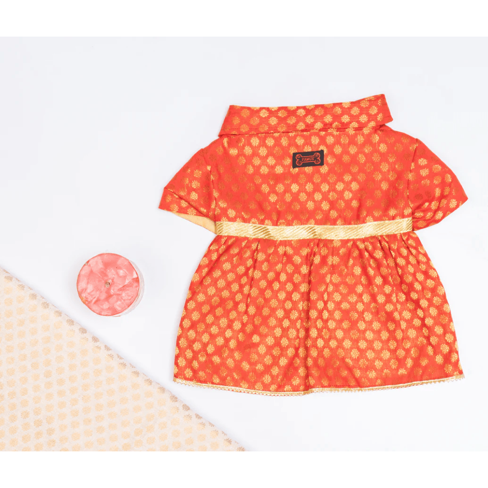 Pawgypets Occasion Wear Dress for Dogs and Cats (Red) Both-Clothing & Accessories Pawgypets Dropship