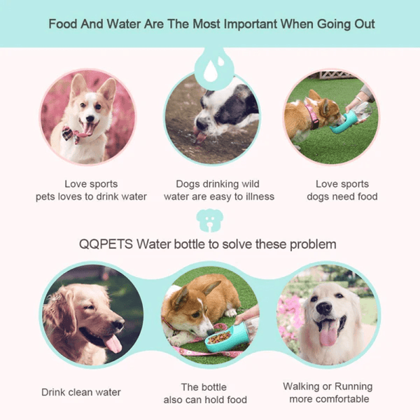 Emily Pets Bottle for Dogs and Cats (Pink)