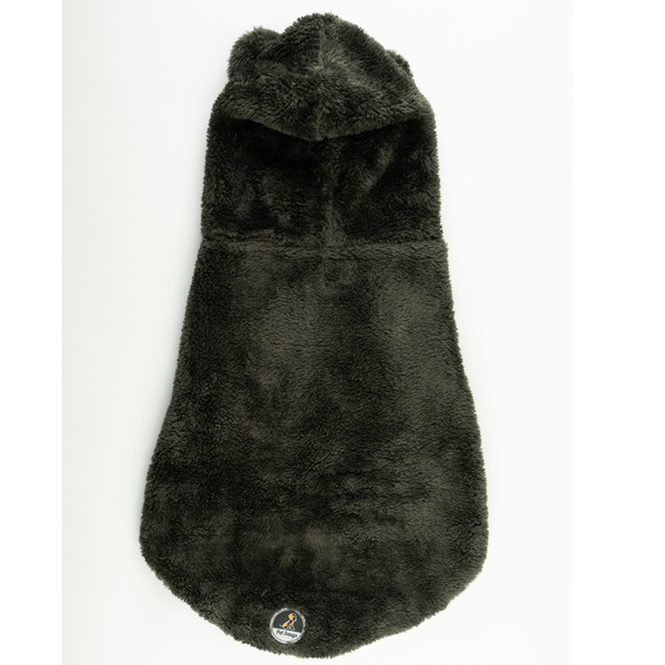 Petsnugs Fluffy Sweatshirt for Dogs and Cats (Olive Green)
