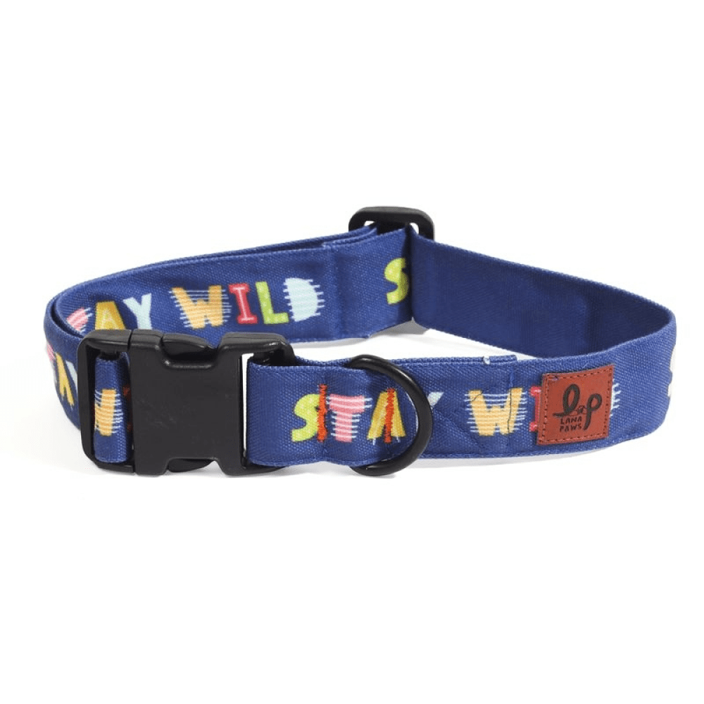 Lana Paws Stay Wild Printed Collar for Dogs