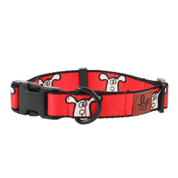 Lana Paws How You Doin' Collar for Dogs (Red)