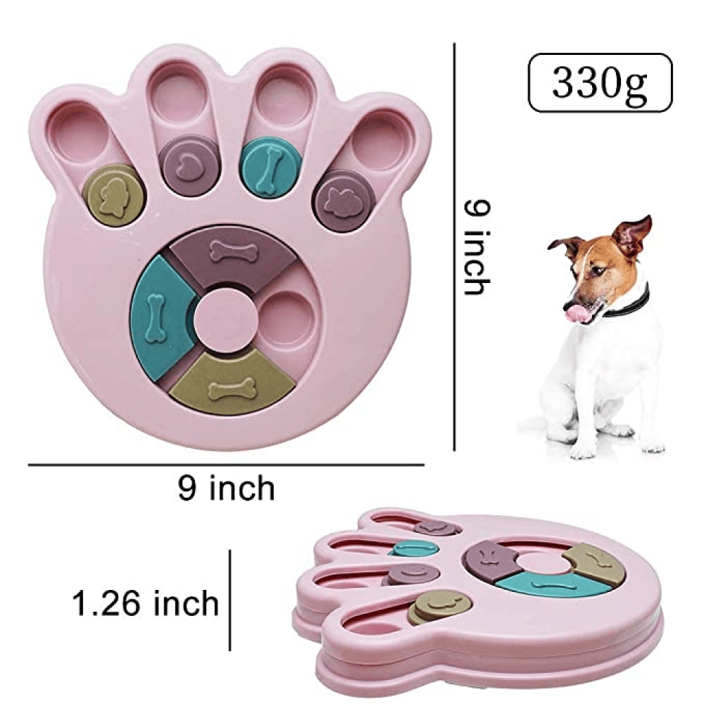 Emily Pets Intelligence Food Treated Puzzle Toy for Dogs and Cats (Pink)