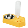 Emily Pets Automatic Water Dispenser Double Bowls for Dogs and Cats (Yellow) Both-Bowls & Feeders Emily Pets Yellow