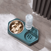 Emily Pets Automatic Water Dispenser Double Bowls for Dogs and Cats (Blue) Both-Bowls & Feeders Emily Pets