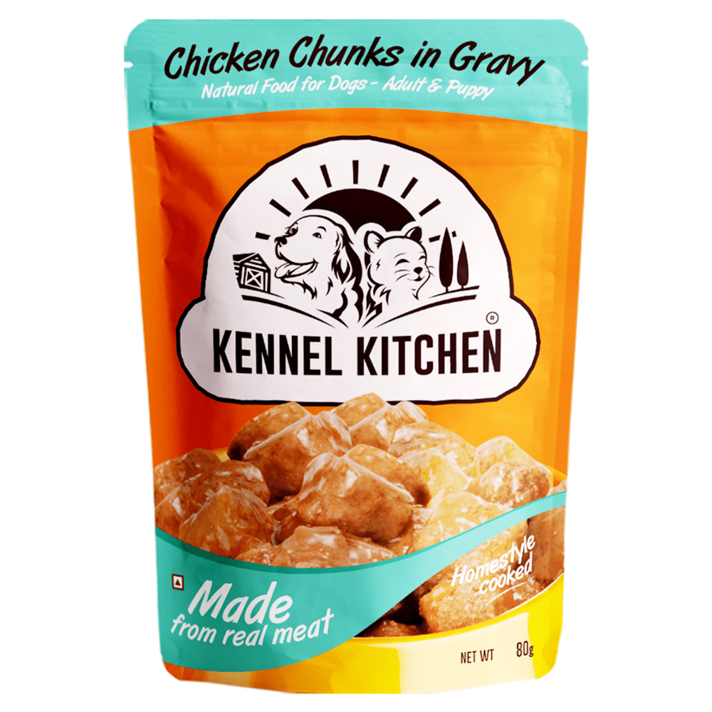 Kennel Kitchen Lamb Chunks in Gravy and Chicken Chunks in Gravy Adult and Puppy Dog Wet Food (All Life Stage) Combo