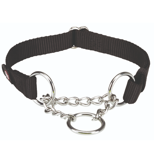 Trixie Premium Stop the pull Collar for Dogs (Jet Black)