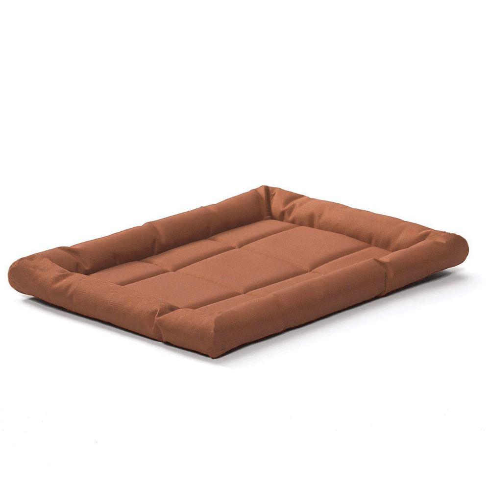 Kozi Pet Rectangular Shaped Bed for Dogs and Cats (Brown)