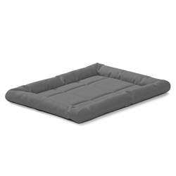 Kozi Pet Rectangular Shaped Bed for Dogs and Cats (Grey)
