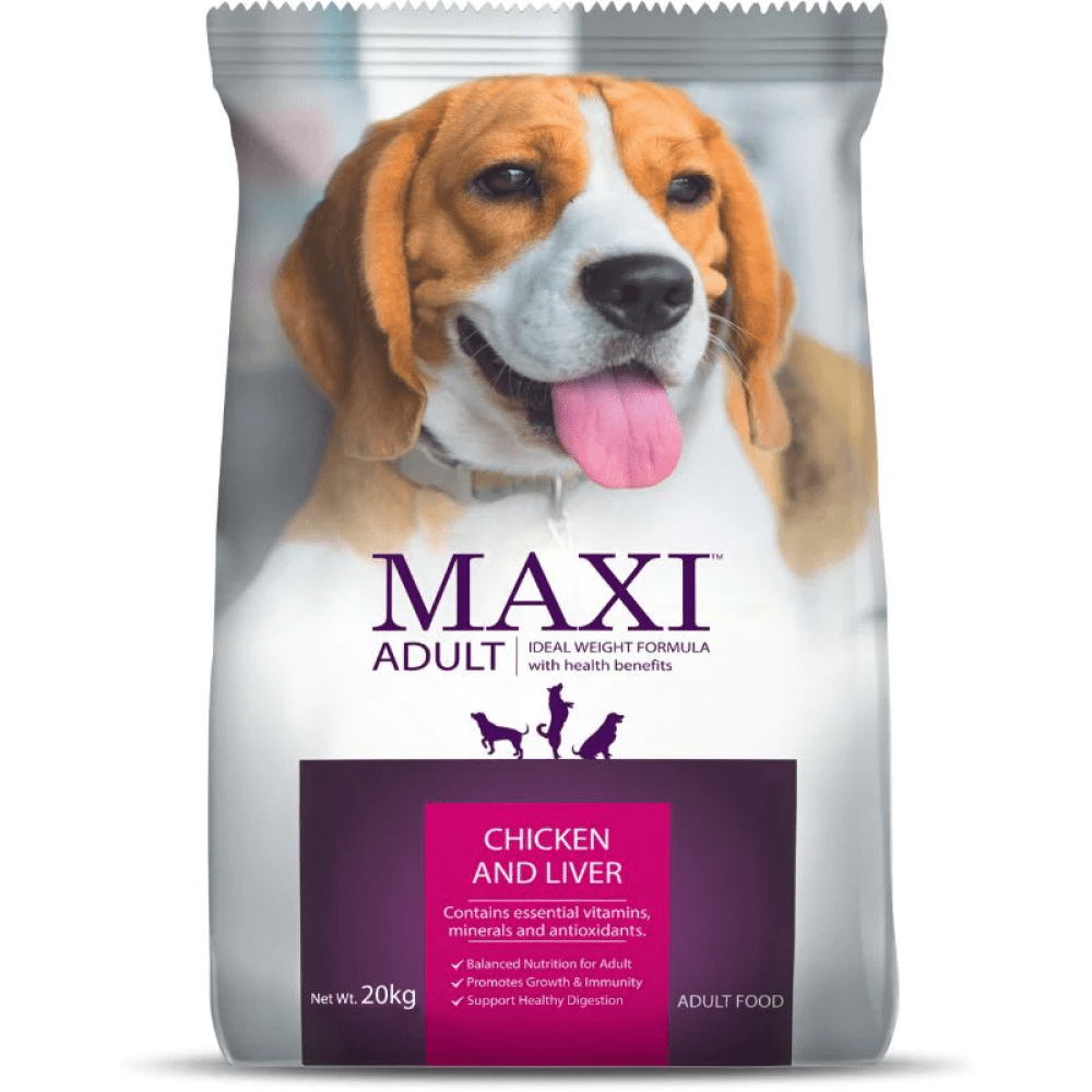 Maxi Adult Chicken and Liver Dog Dry Food - Main Image