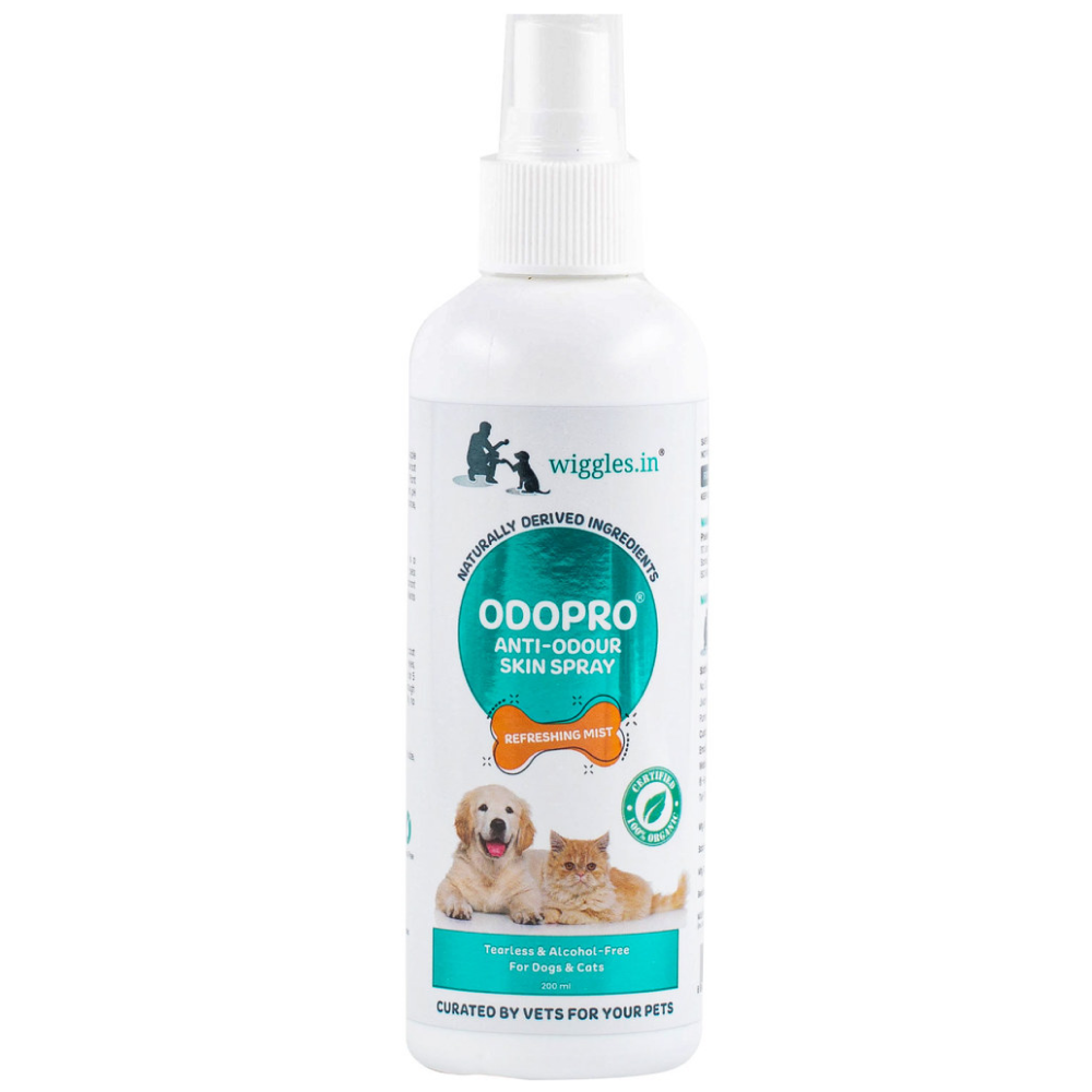 Wiggles Odopro Organic Perfume Spray Odor for Dogs and Cats