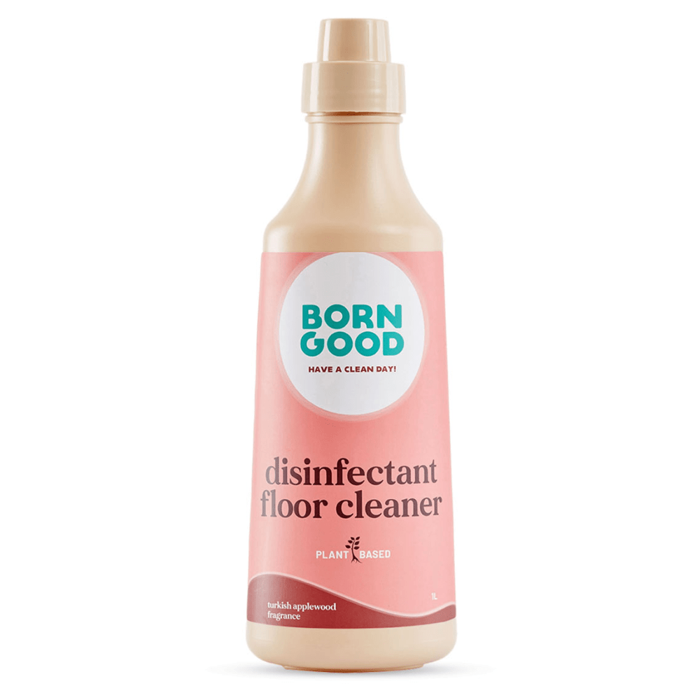 Born Good Plant Based Turkish Applewood Frangrance Disinfecting Liquid Floor/Surface Cleaner for Dogs and Cats Both-Health & Wellness Born Good 1L
