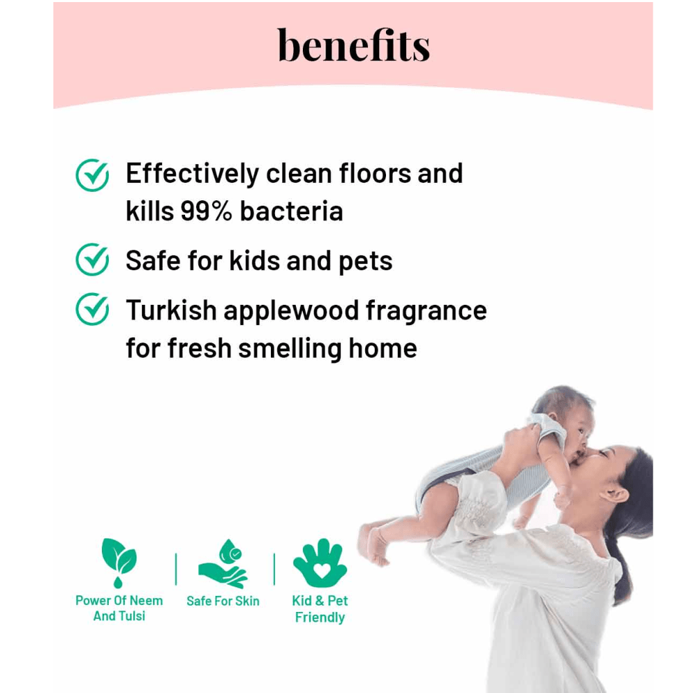 Born Good Plant Based Disinfecting Liquid Floor/Surface Cleaner for Dogs and Cats