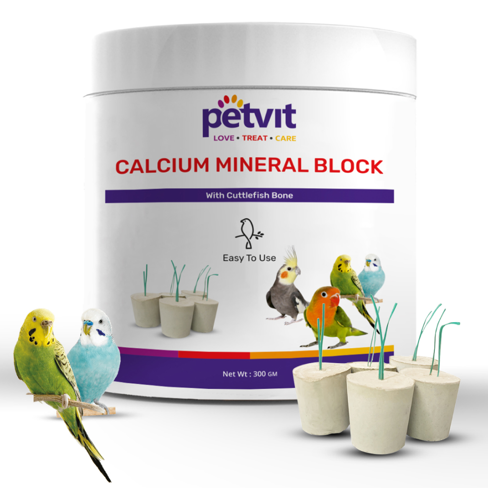 Petvit Calcium Mineral Block with Alfalfa Bird Food