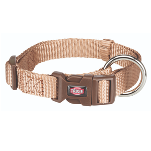 Trixie Premium Collar for Dogs (Caramel)