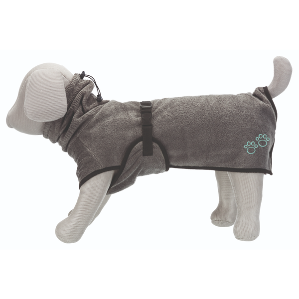 Trixie Bathrobe for Dogs (60cm, Grey)