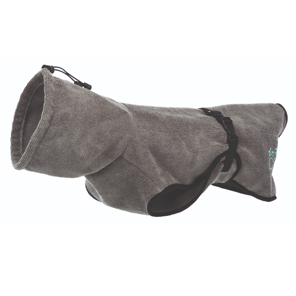 Trixie Bathrobe for Dogs (60cm, Grey)